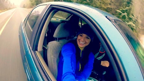 Taking SELFIE to a whole new level!  SMILE!!! 