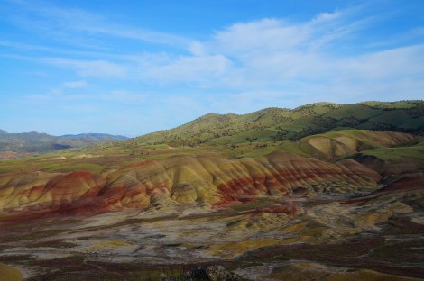 The view from the trail. The trail itself was very rocky and long. We went only midway.