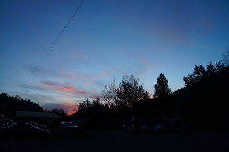 As the sun was setting...