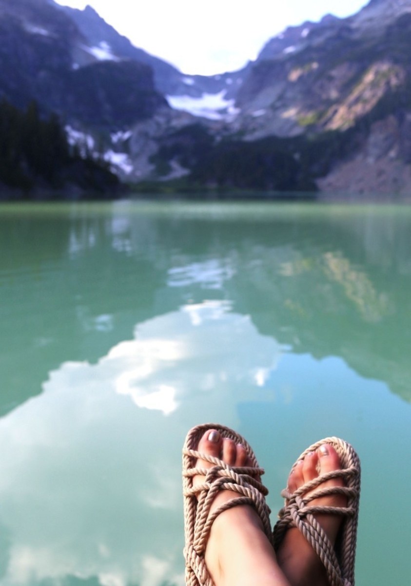 CordaSandals; Blanca Lake WA