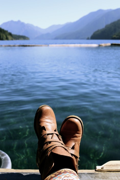 ...and made my way down to the lake in the morning.