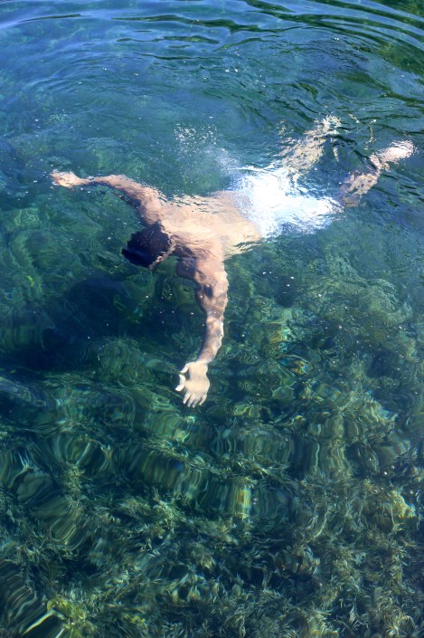 The water felt so right! And it really looked this clear and beautiful!