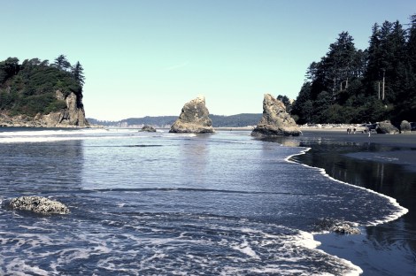 The next day we headed to Ruby Beach!