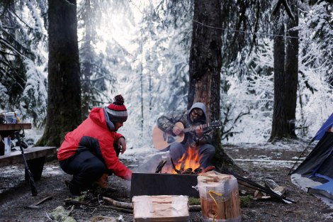 Verlot Campground, winter
