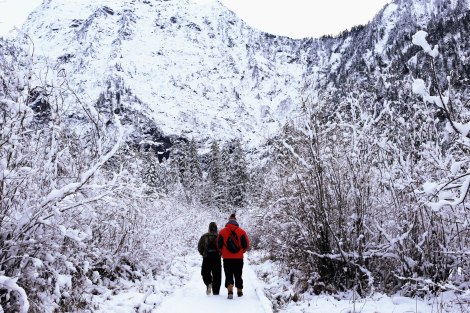 Big Four Ice Caves in winter
