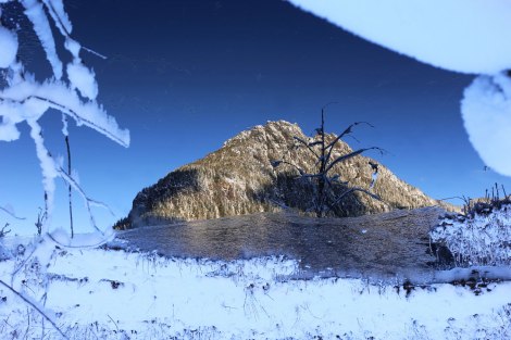 Big Four Ice Caves in winter