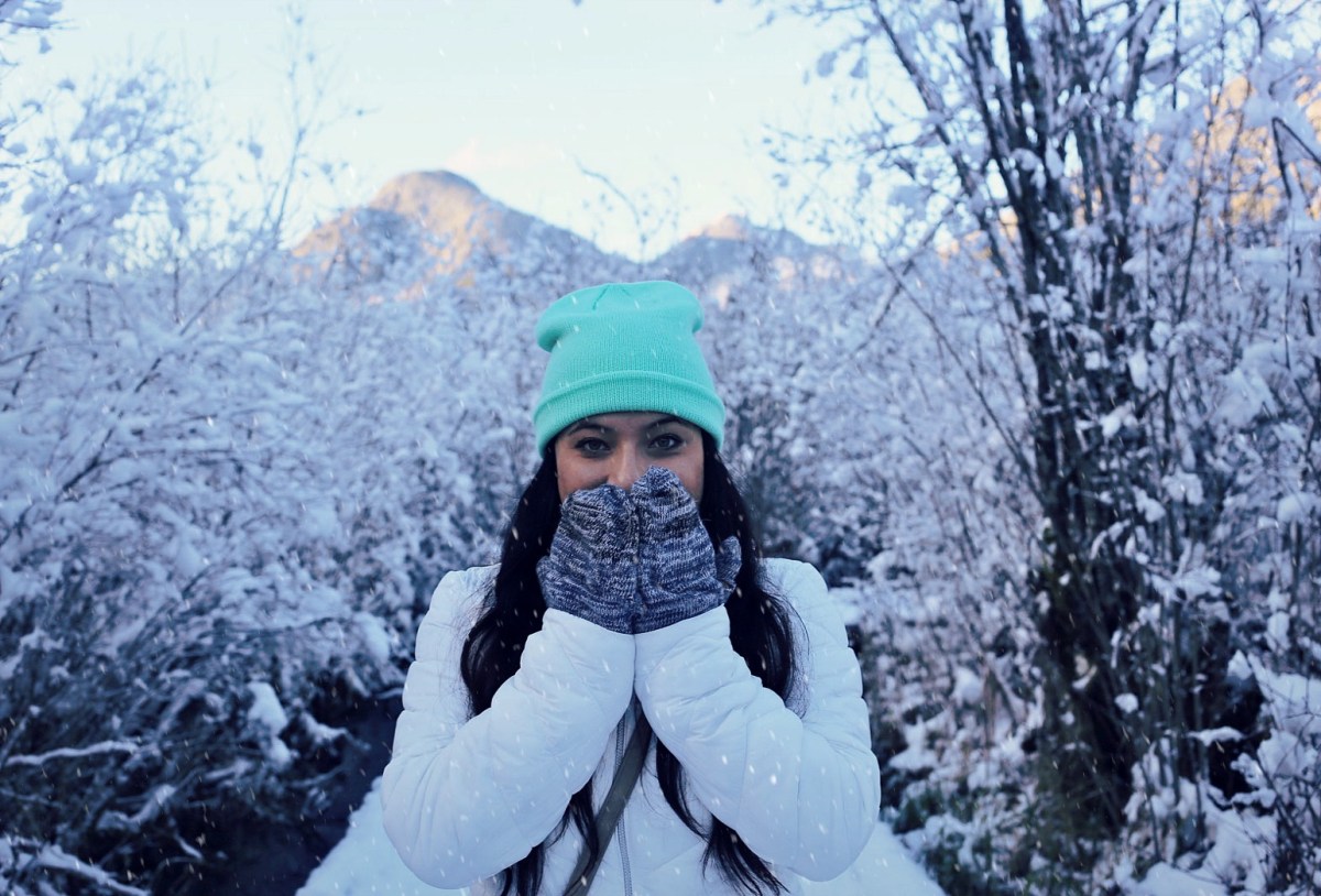 Winter, Big Four Ice Caves trail