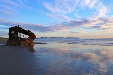 Peter Iredale ship wreck, oregon coast road trip