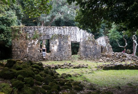 Oahu Hawaii, ruins
