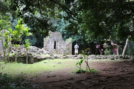 Oahu Hawaii, ruins