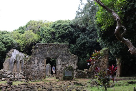 Oahu Hawaii, ruins