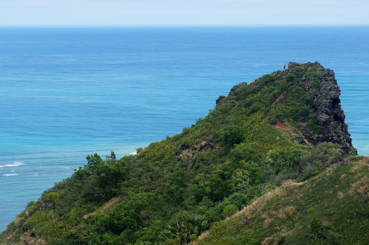 pu'u manamana, oahu, hawaii hike