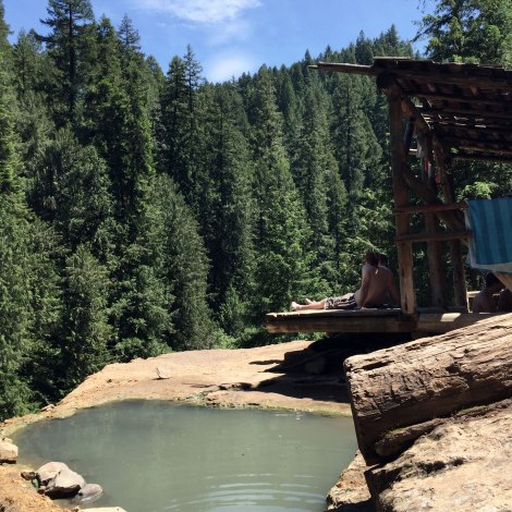 Umpqua Hot Springs, Oregon, road trip