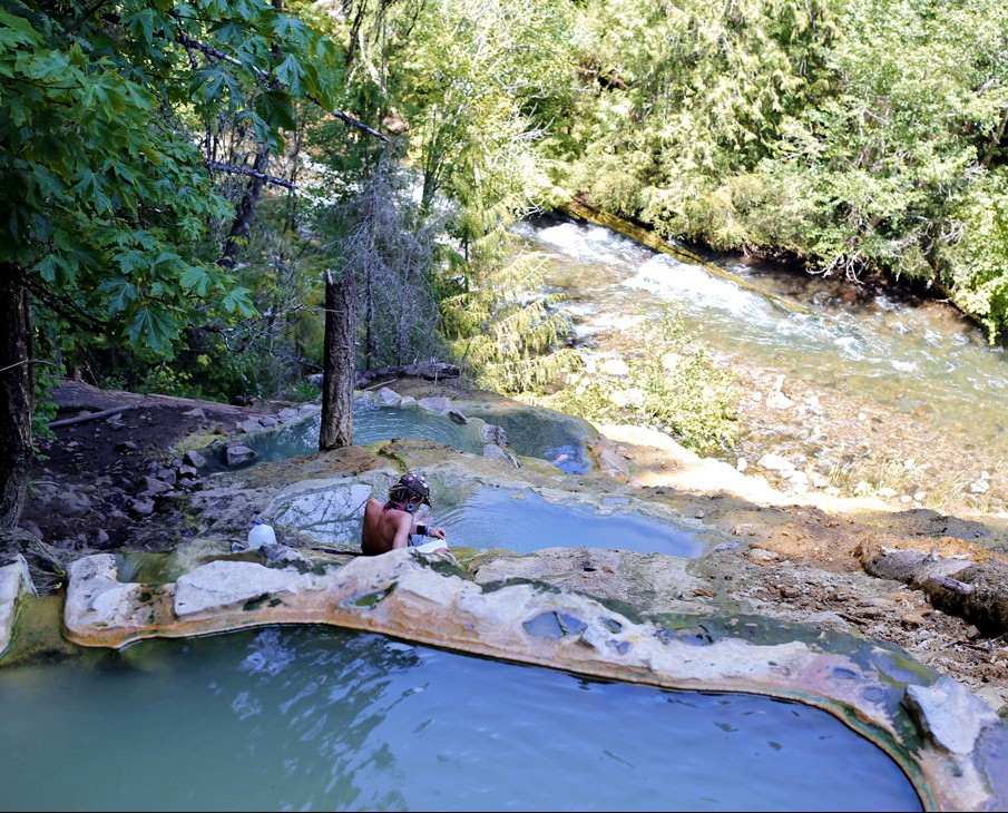 Umpqua Hot Springs, Oregon, road trip