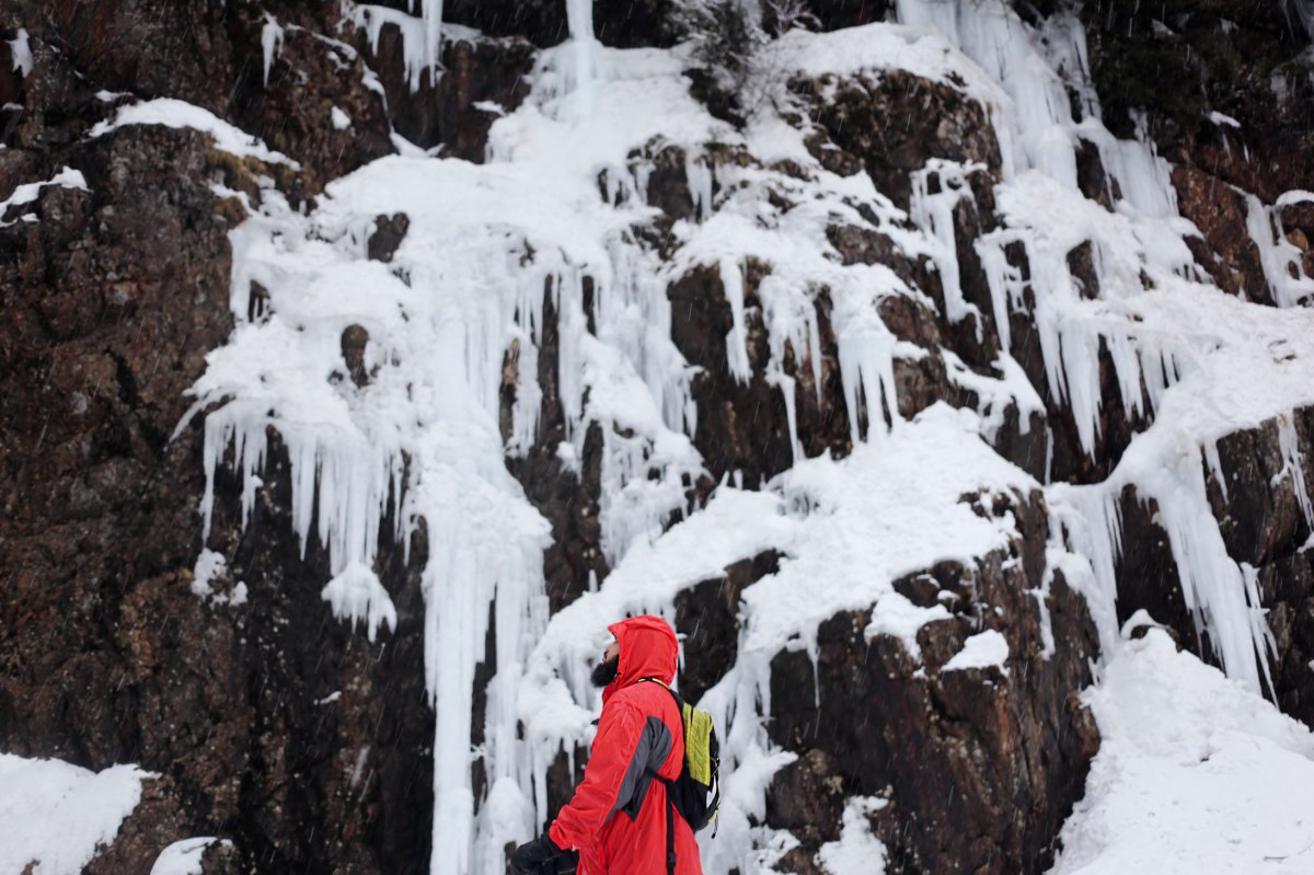 Franklin Falls, WA, winter, PNW