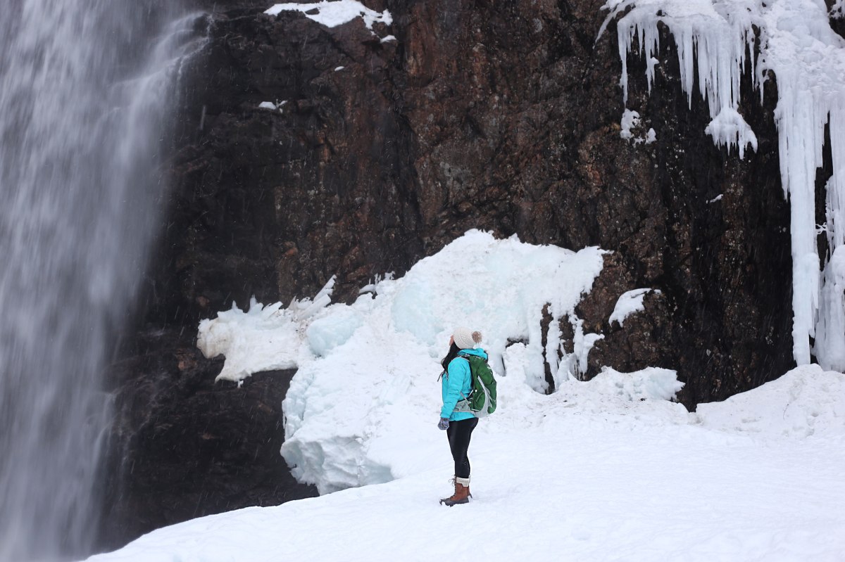 Franklin Falls, WA, winter, PNW