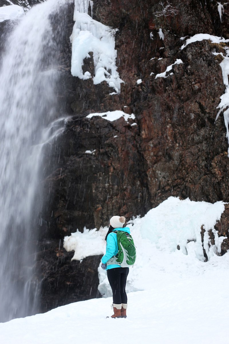 Franklin Falls, WA, winter, PNW