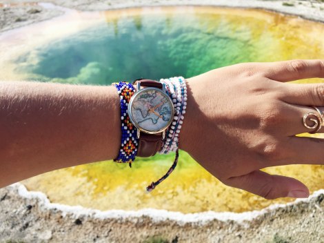 Upper Geyser Basin, morning glory pool, Yellowstone