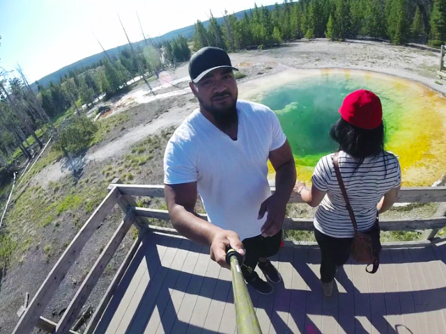 Upper Geyser Basin, morning glory pool, Yellowstone