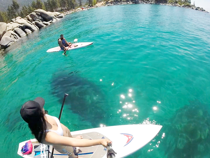 SUP, Lake Tahoe, California, OfWildestCAroadtrip