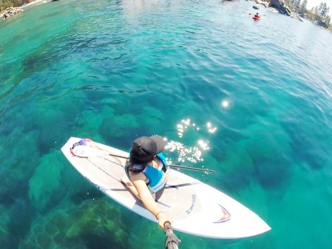 SUP, Lake Tahoe, California, OfWildestCAroadtrip