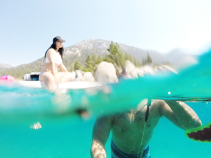 SUP, Lake Tahoe, California, OfWildestCAroadtrip