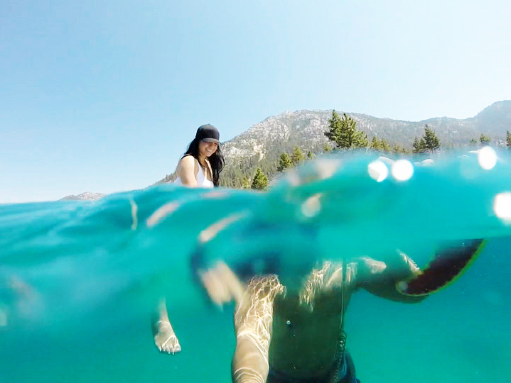 SUP, Lake Tahoe, California, OfWildestCAroadtrip