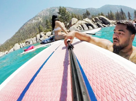 SUP, Lake Tahoe, California, OfWildestCAroadtrip
