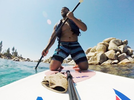 SUP, Lake Tahoe, California, OfWildestCAroadtrip