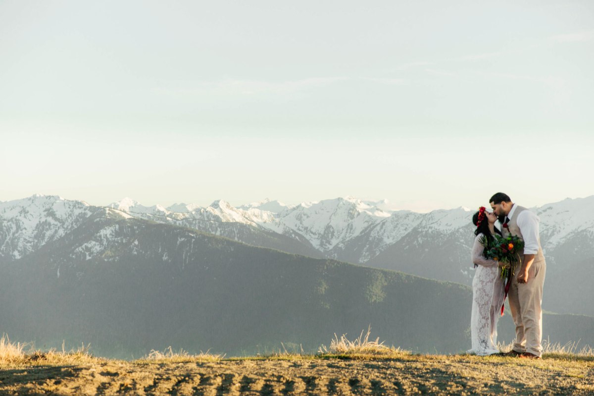 #OfWildestLove, Hurricane Ridge, Lake Crescent, Olympic National Park elopement