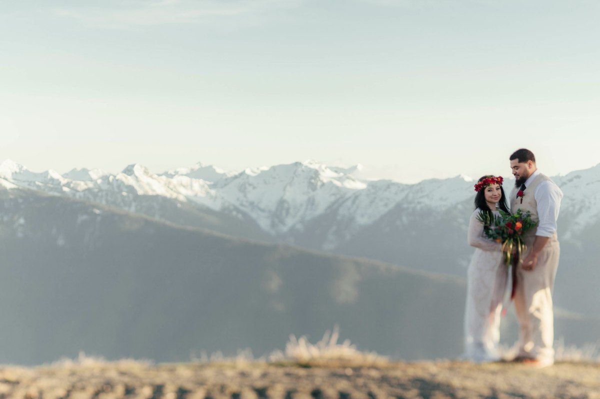 #OfWildestLove, Hurricane Ridge, Lake Crescent, Olympic National Park elopement