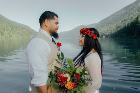 #OfWildestLove, Lake Crescent elopment