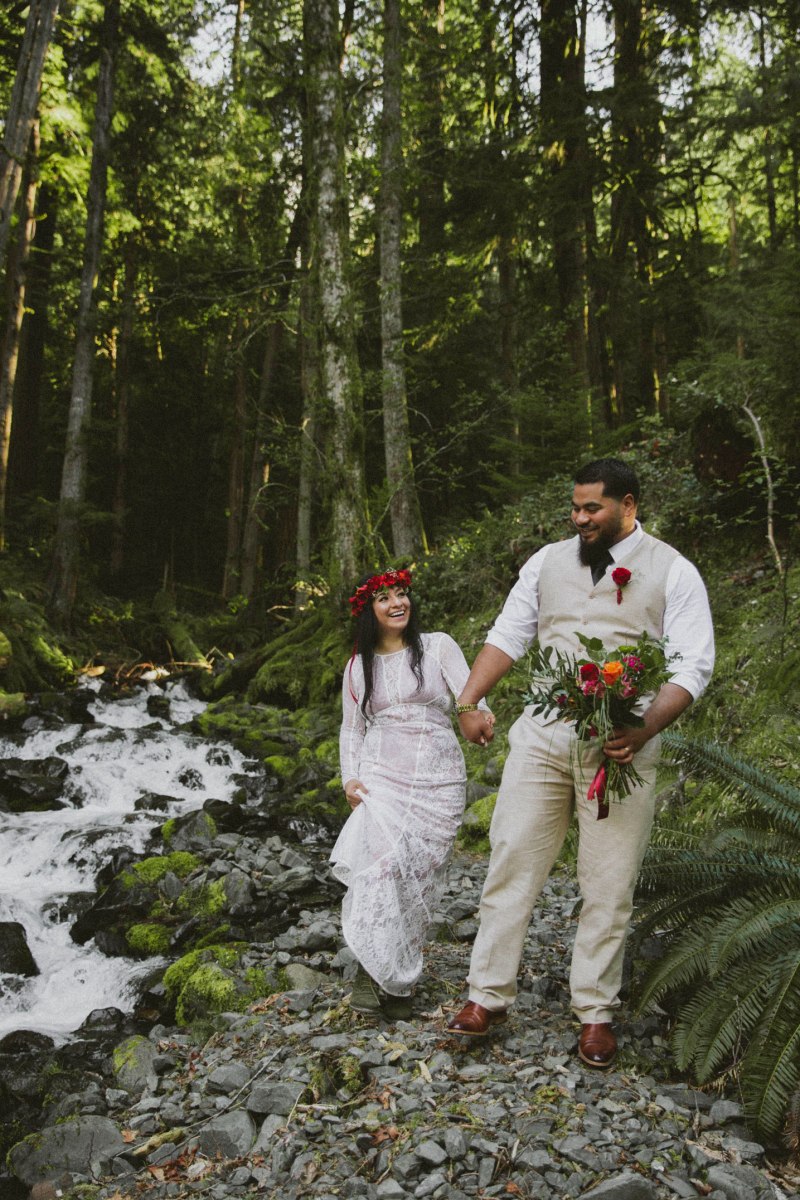 #OfWildestLove, Hurricane Ridge, Lake Crescent, Olympic National Park elopement