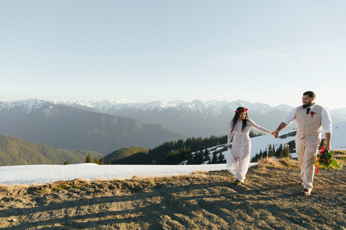 #OfWildestLove, Hurricane Ridge, Lake Crescent, Olympic National Park elopement