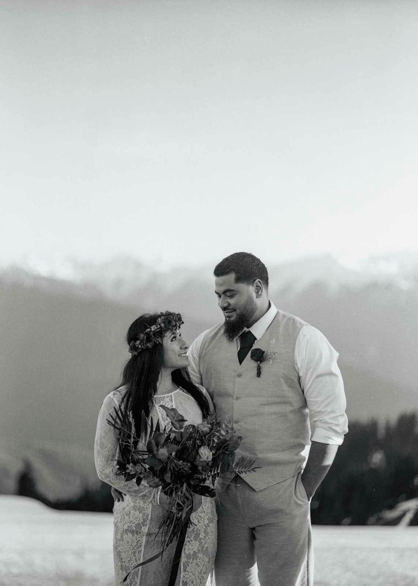 #OfWildestLove, Hurricane Ridge, Lake Crescent, Olympic National Park elopement