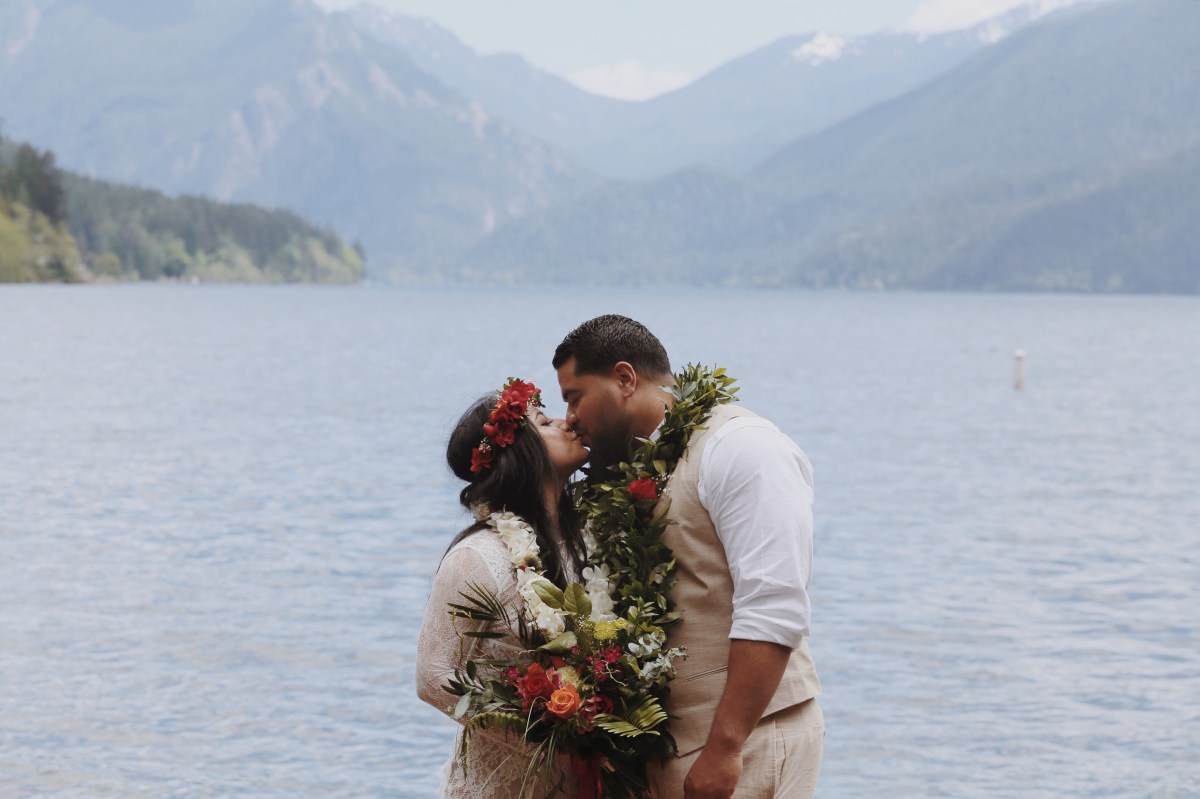 OfWildestLove, campground elopement, olympic national park, lake crescent