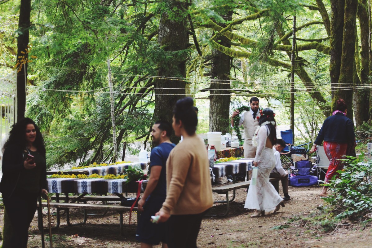 OfWildestLove, campground elopement, olympic national park, lake crescent