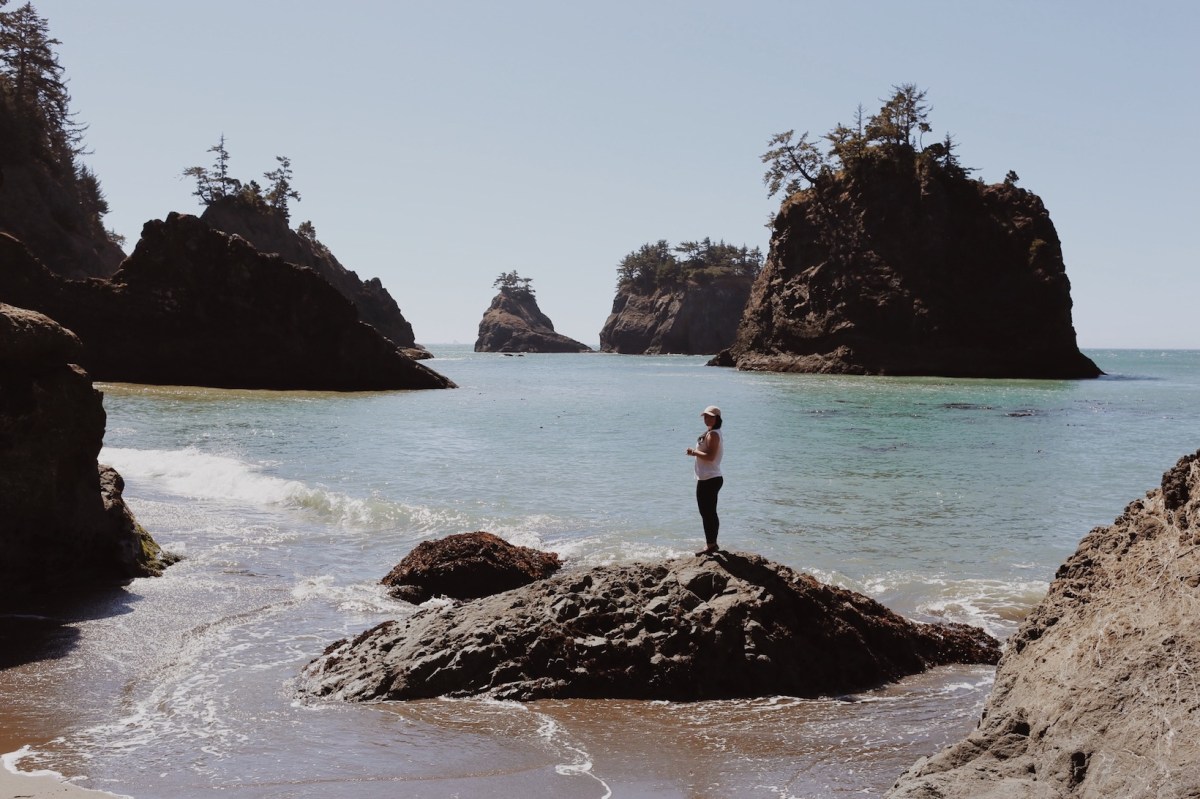 Samuel H. Boardman State Scenic Corridor, Oregon coast, Secret Beach, summer road trip