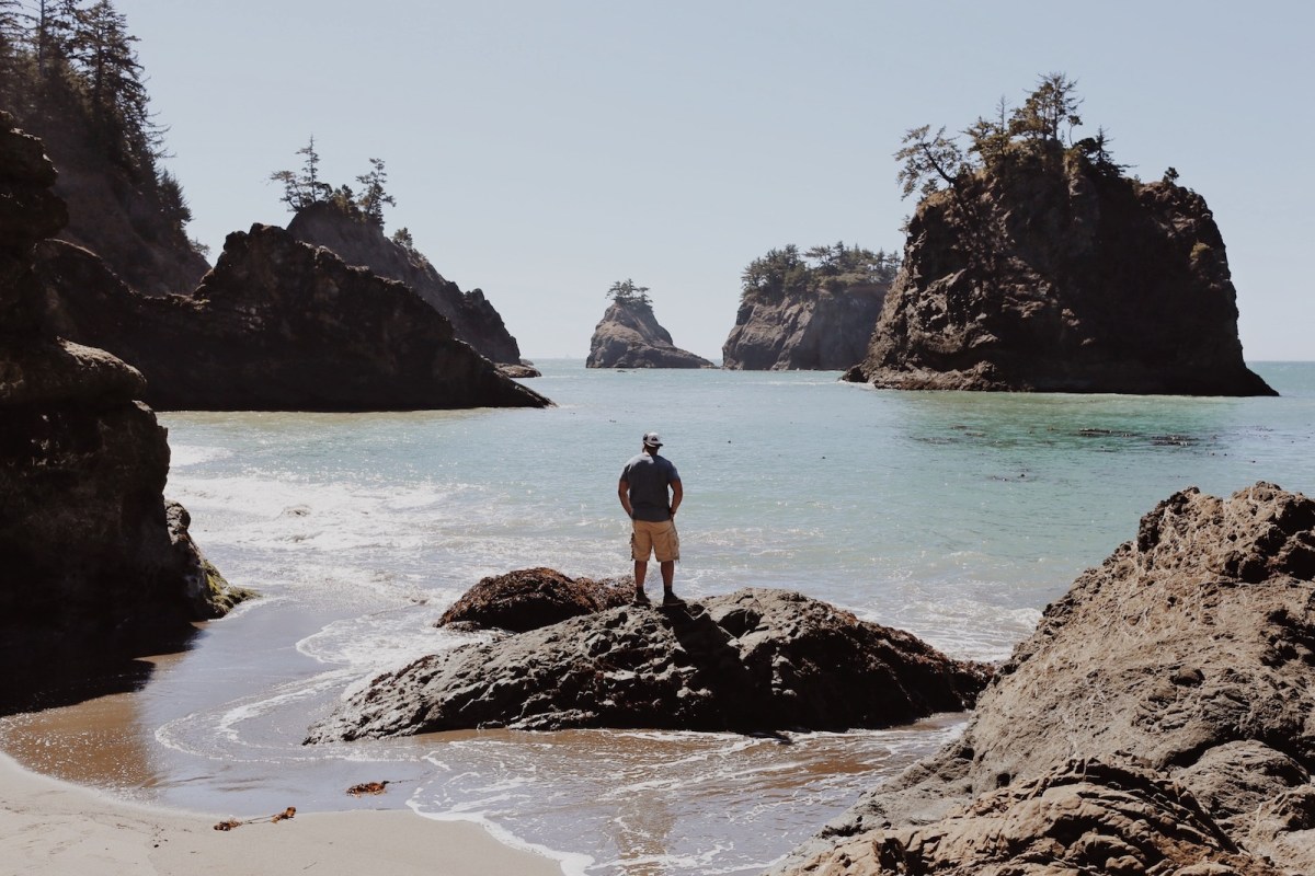 Samuel H. Boardman State Scenic Corridor, Oregon coast, Secret Beach, summer road trip