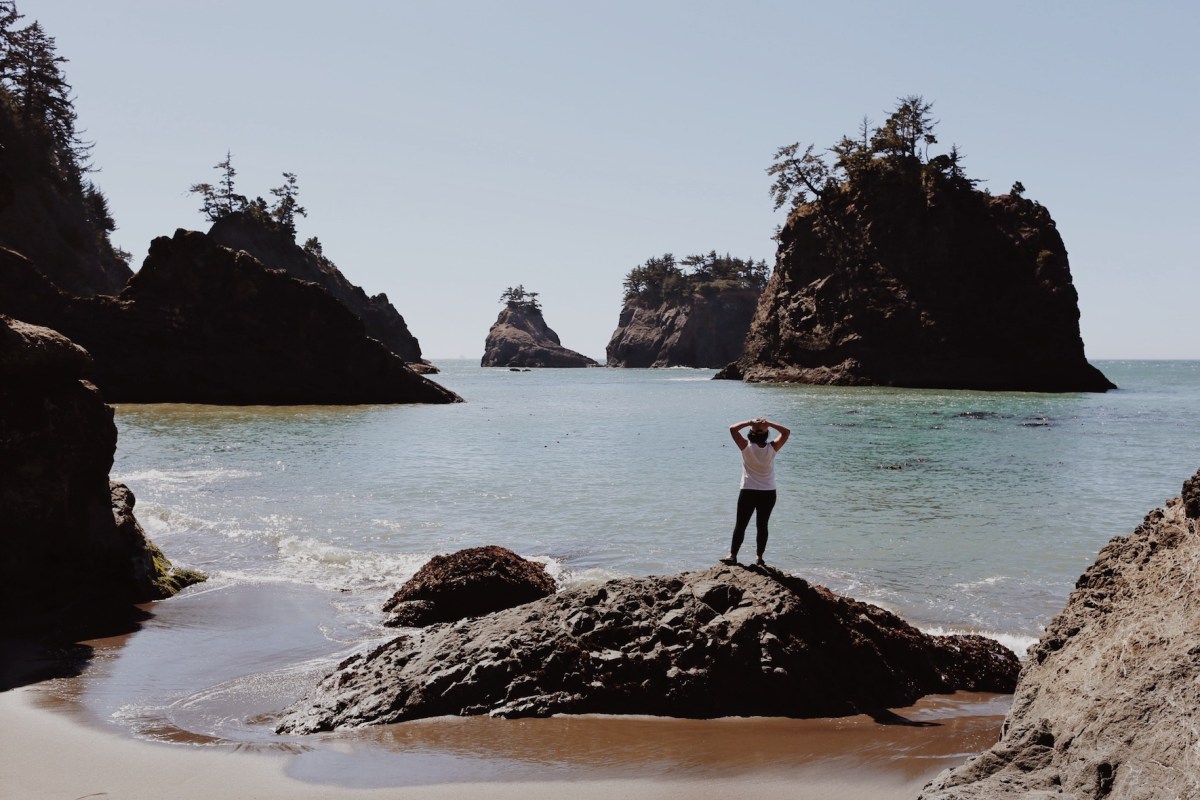 Samuel H. Boardman State Scenic Corridor, Oregon coast, Secret Beach, summer road trip