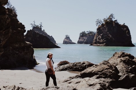 Samuel H. Boardman State Scenic Corridor, Oregon coast, Secret Beach, summer road trip
