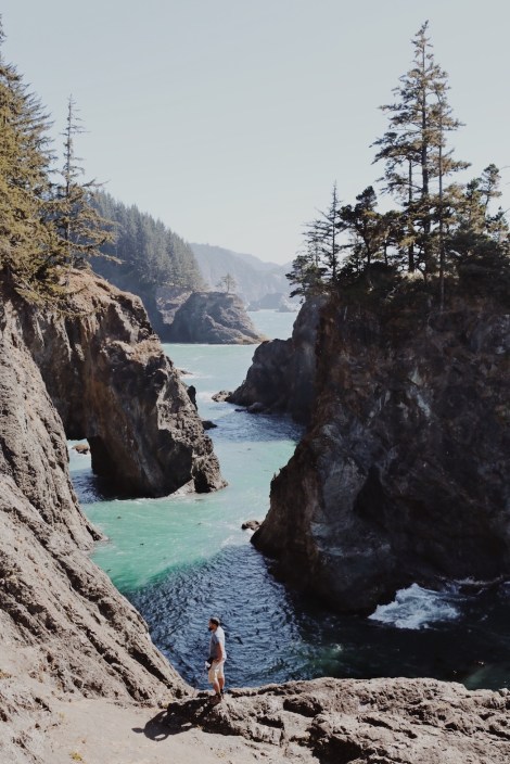 Samuel H. Boardman State Scenic Corridor, Oregon coast, Secret Beach, summer road trip